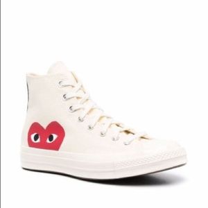Comme des Garcons high-top converse NWT
